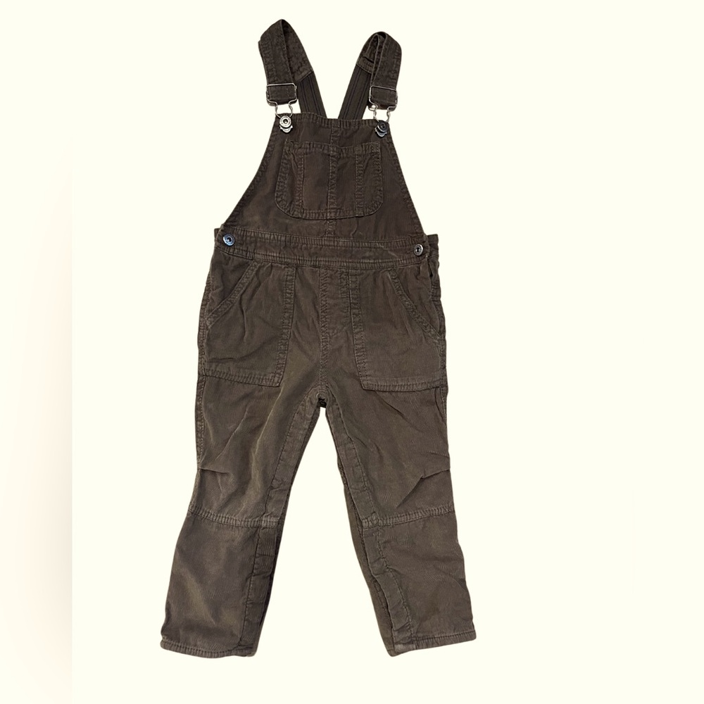 Zara Toddler Brown Corduroy Overalls 🤎
